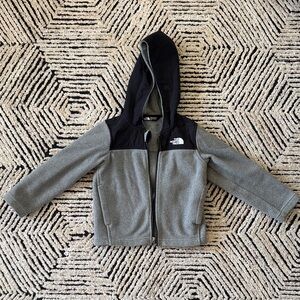 The North Face Kids Black and Gray Hoodie